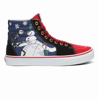 Damske Kotnikove Tenisky Vans x Disney SK8-Hi Christmastown/Nightmare VA57GBXVF